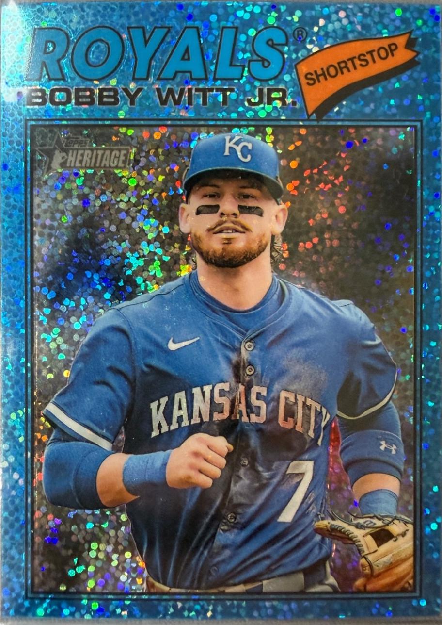 Bobby Witt Jr. [Light Blue Sparkle Chrome] #160