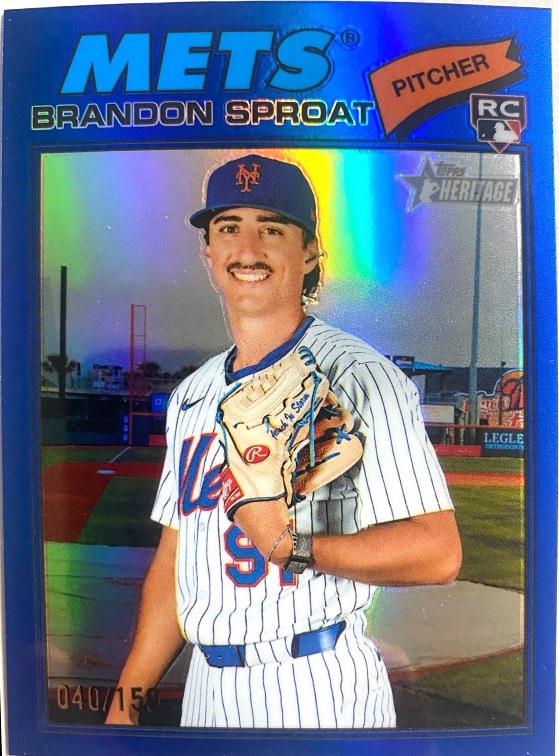 Brandon Sproat [Blue Bordered Chrome] #118
