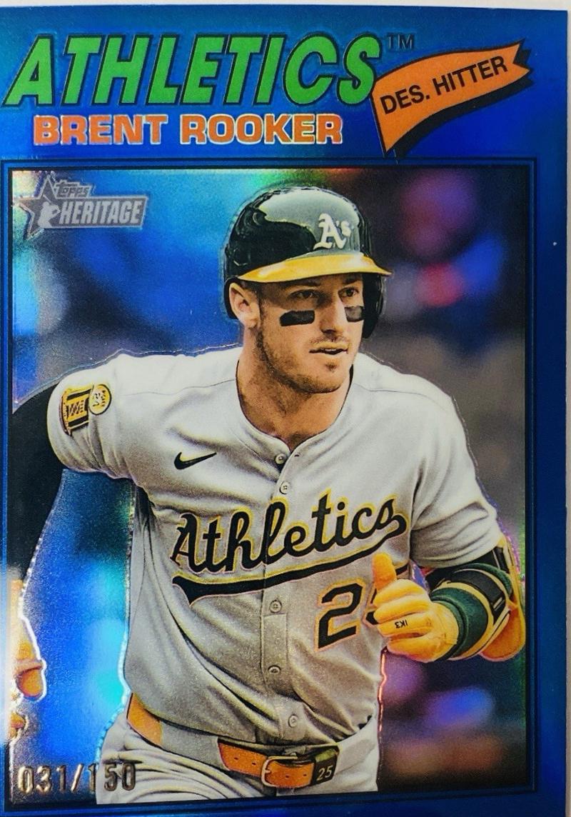 Brent Rooker [Blue Bordered Chrome] #103