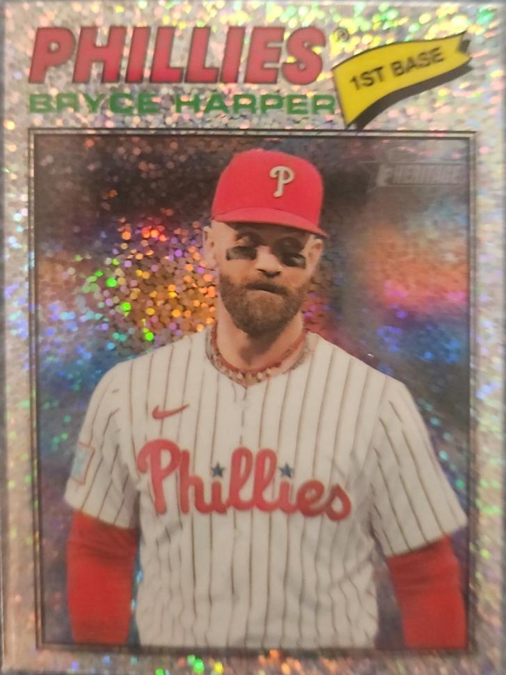 Bryce Harper [Silver Sparkle Chrome] #72