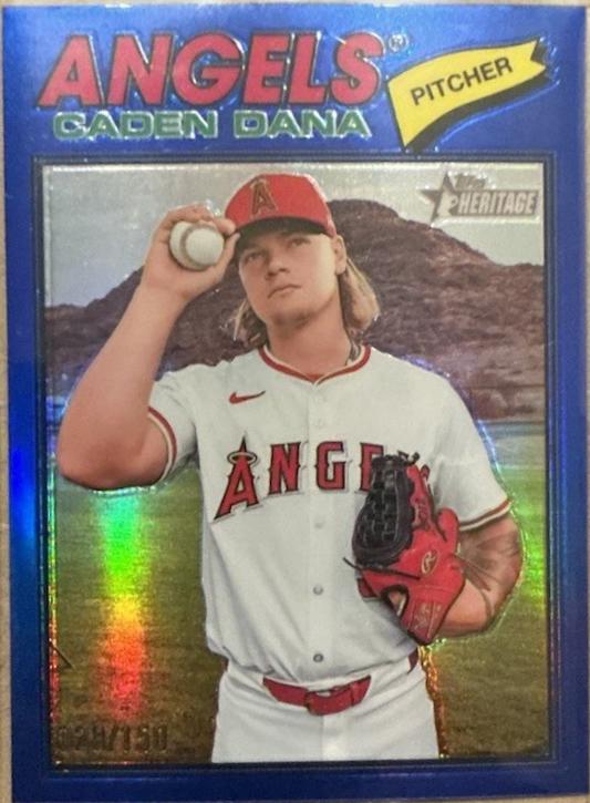 Caden Dana [Blue Bordered Chrome] #121