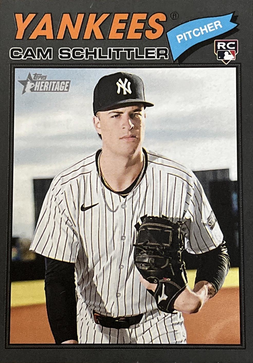 Cam Schlittler [Dark Gray Bordered] #222