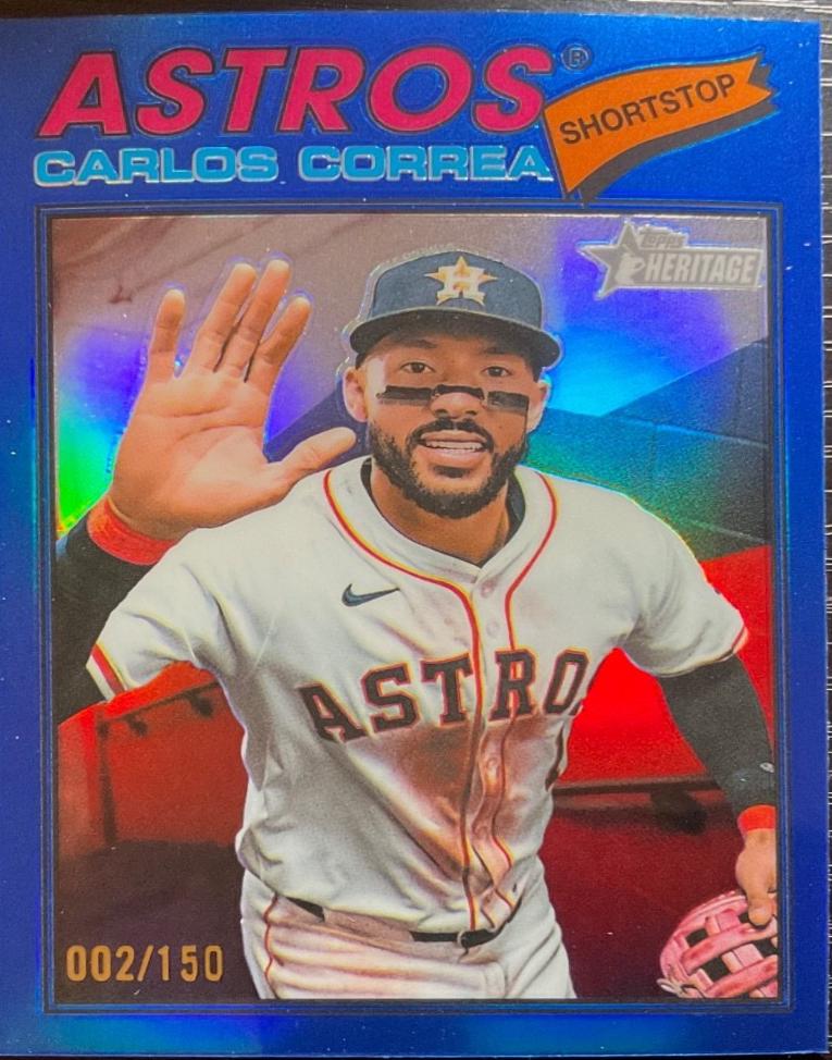 Carlos Correa [Blue Bordered Chrome] #154