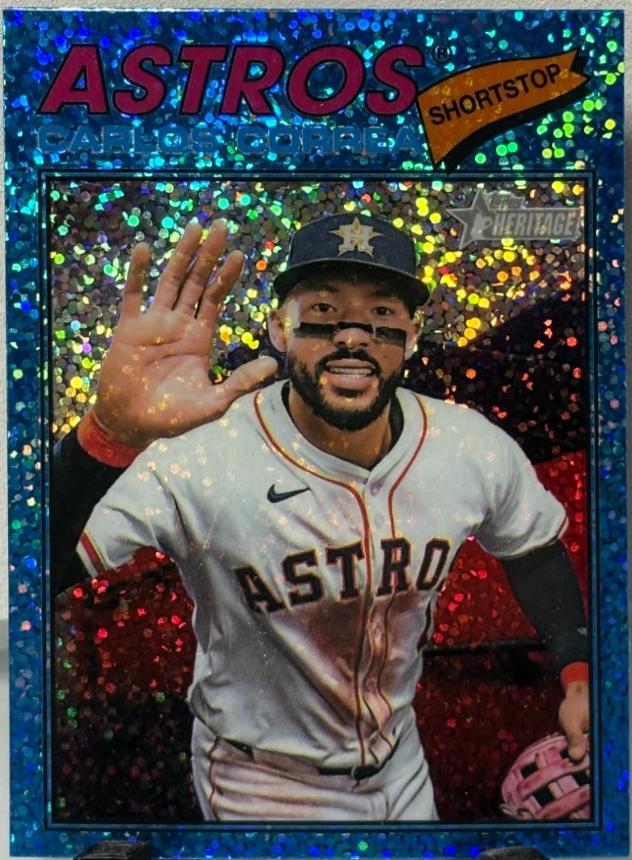 Carlos Correa [Light Blue Sparkle Chrome] #154