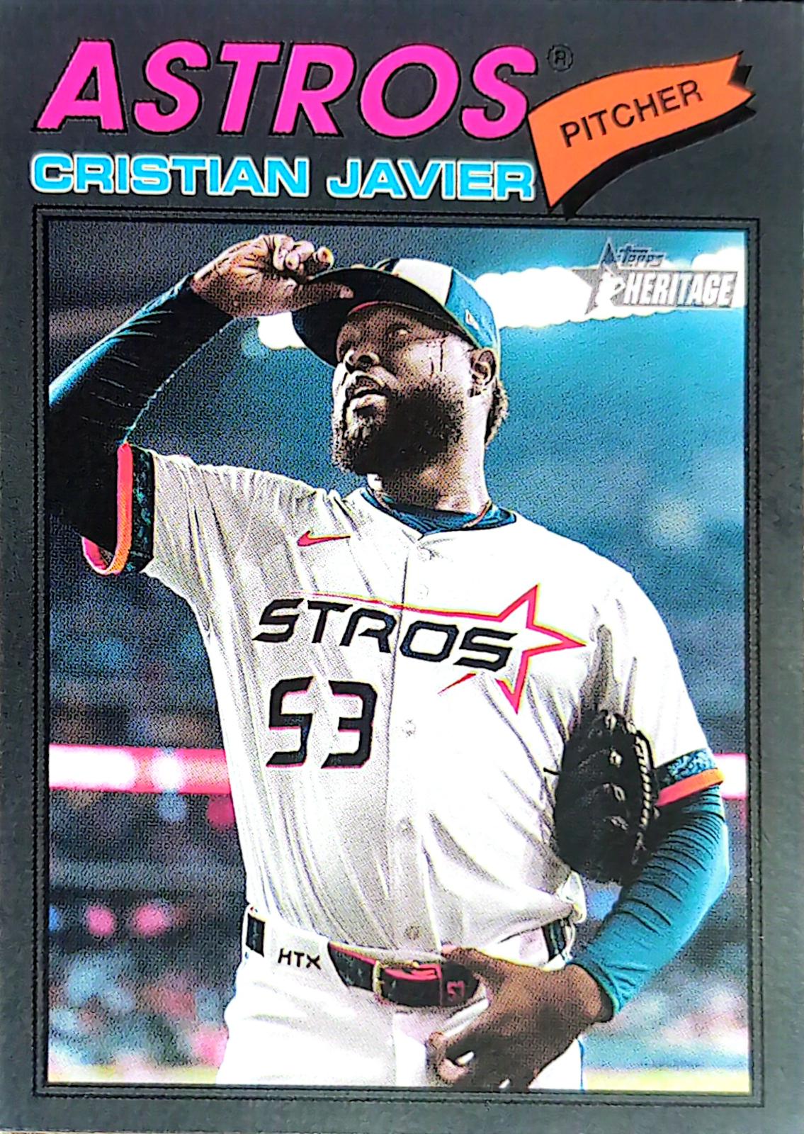 Cristian Javier [Dark Gray Bordered] #330