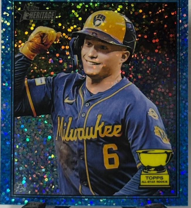 Isaac Collins [Light Blue Sparkle Chrome] #102