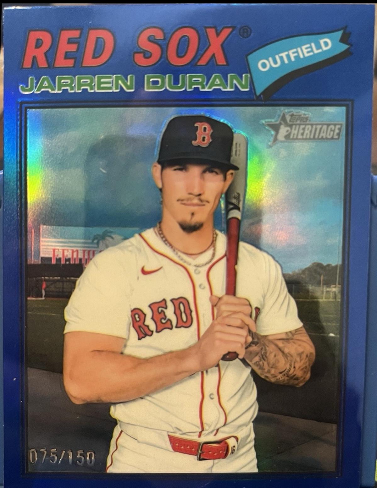 Jarren Duran [Blue Bordered Chrome] #15