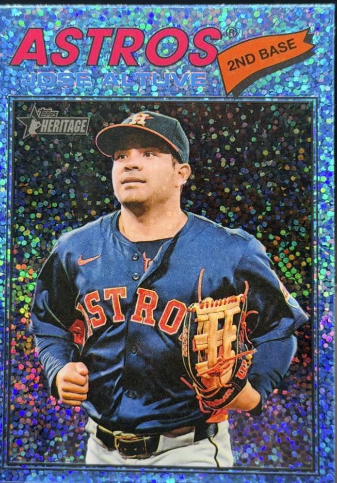 Jose Altuve [Light Blue Sparkle Chrome] #11