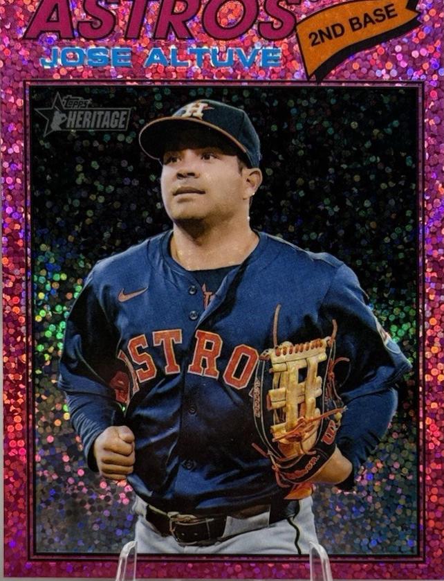 Jose Altuve [Pink Sparkle Chrome] #11