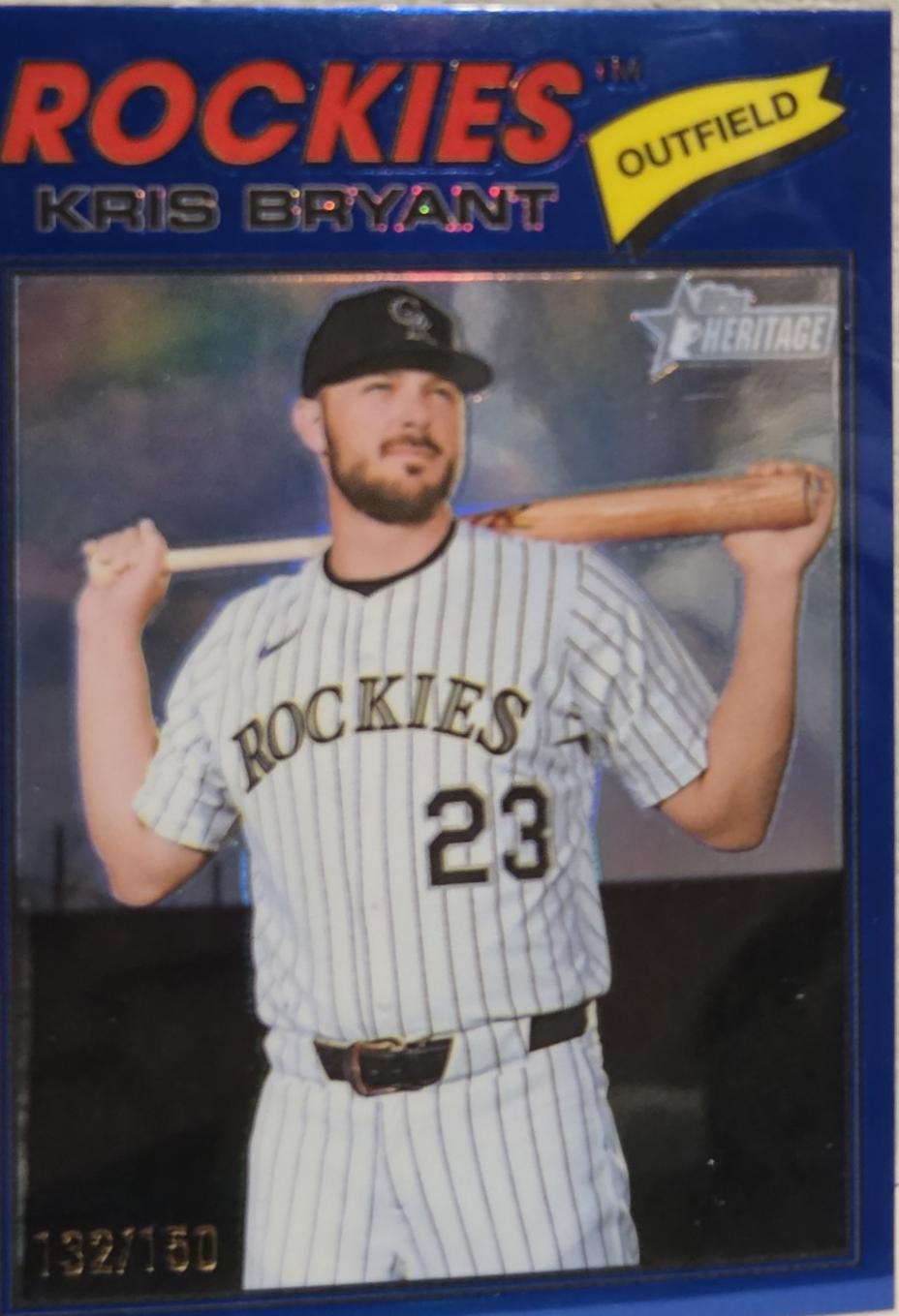 Kris Bryant [Blue Bordered Chrome] #22