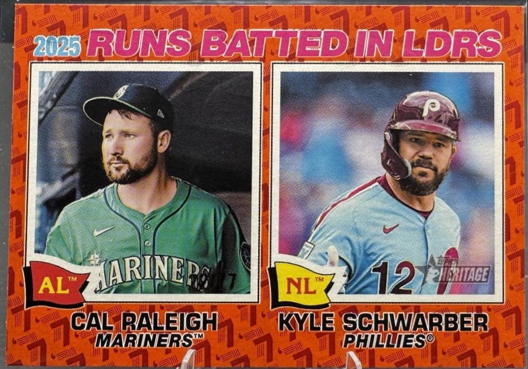 Kyle Schwarber / Cal Raleigh [Color Of The Year Orange] #3