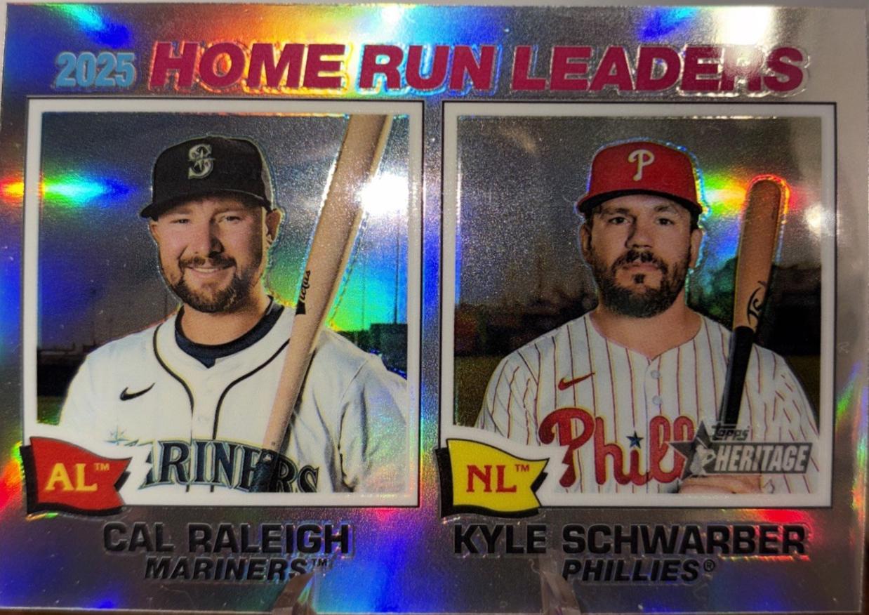 Kyle Schwarber / Cal Raleigh [Refractor Chrome] #2