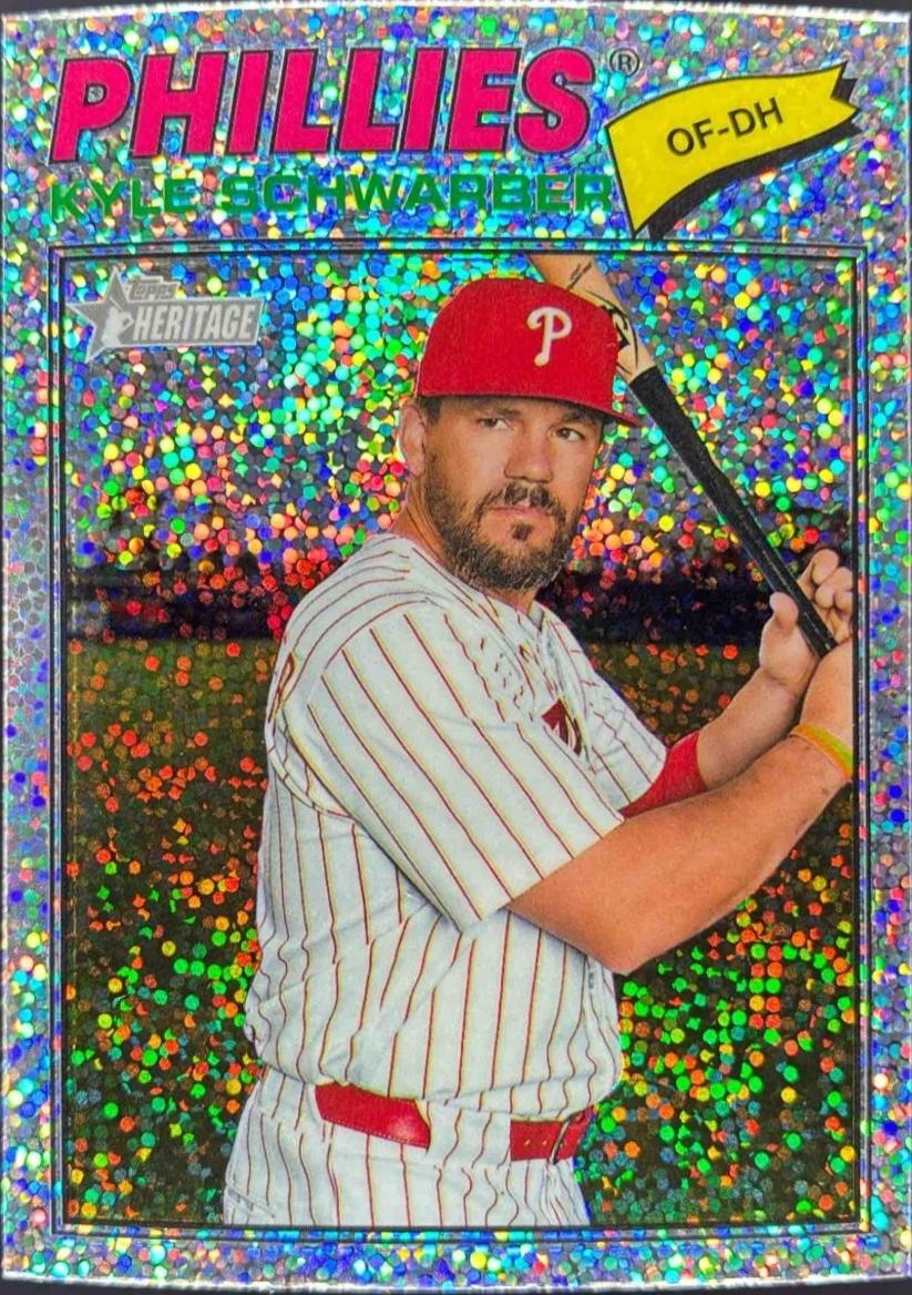 Kyle Schwarber [Silver Sparkle Chrome] #159