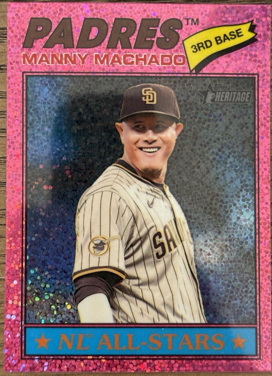 Manny Machado [Pink Sparkle Chrome] #143