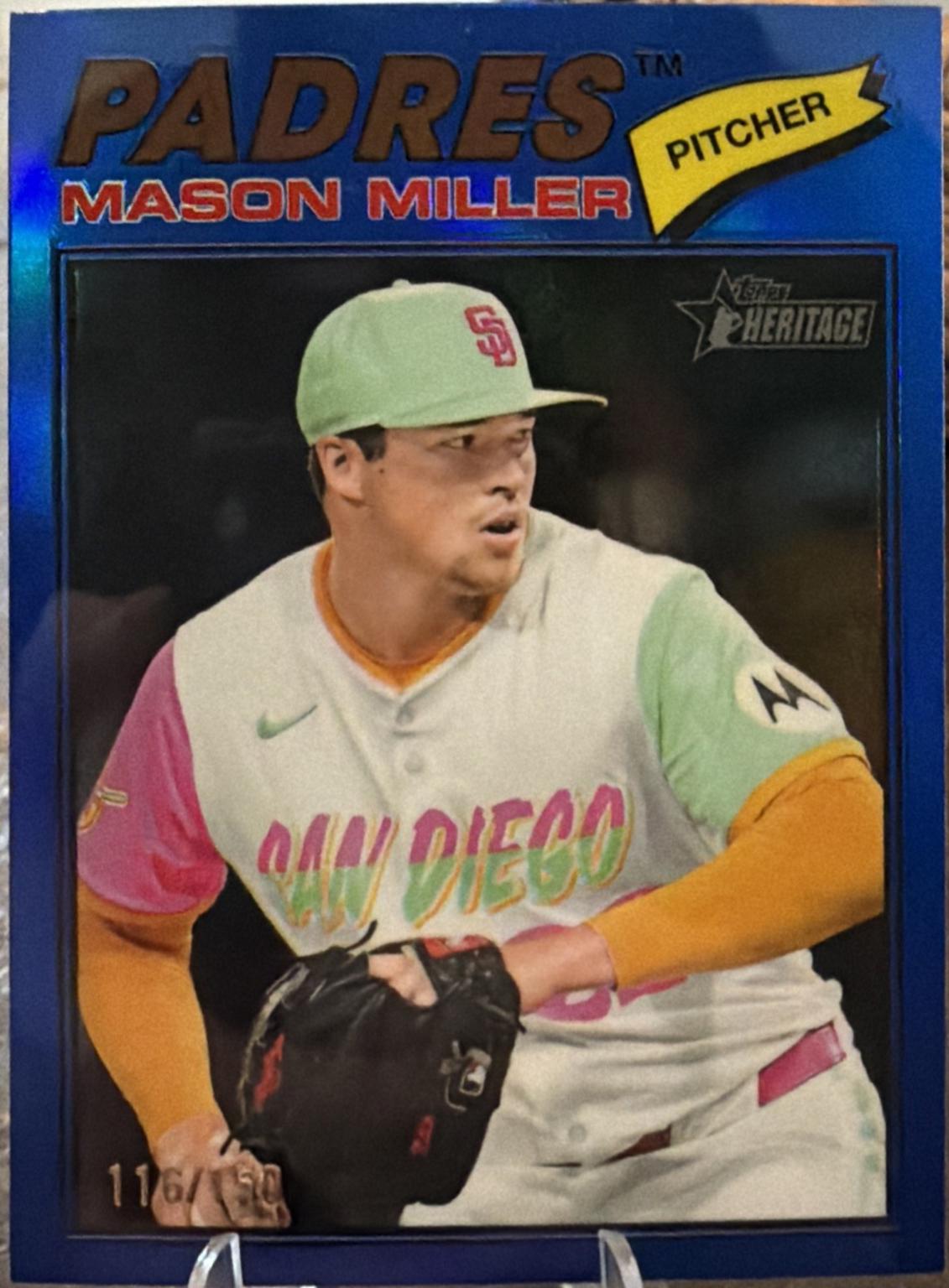 Mason Miller [Blue Bordered Chrome] #65