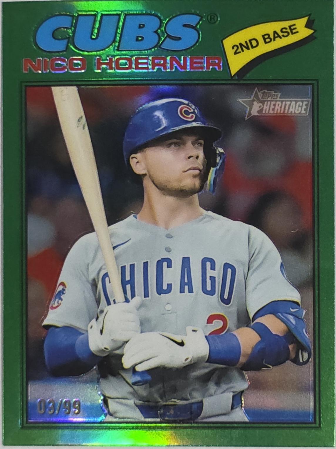Nico Hoerner [Green Bordered Chrome] #28