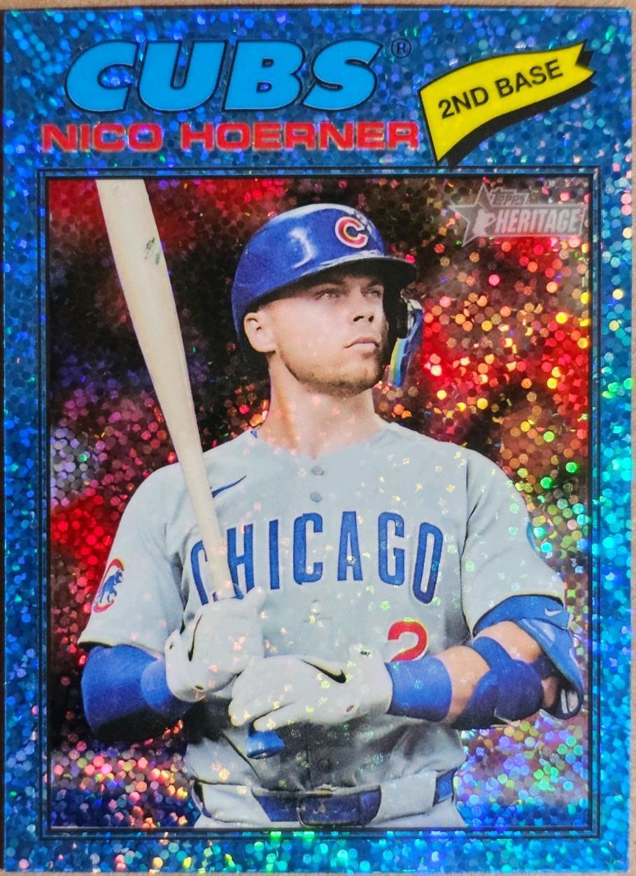 Nico Hoerner [Light Blue Sparkle Chrome] #28