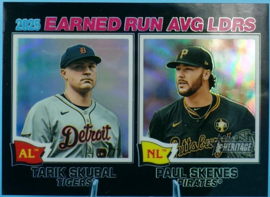 Paul Skenes / Tarik Skubal [Black Bordered Chrome] #7