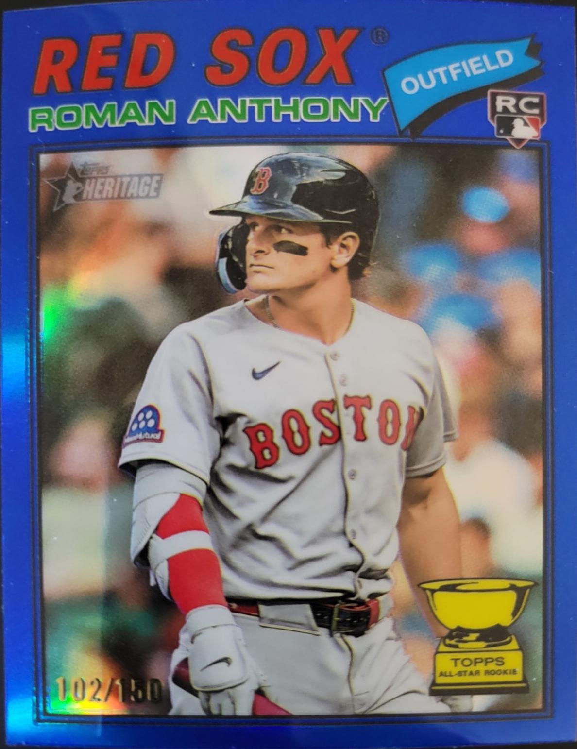 Roman Anthony [Blue Bordered Chrome] #86