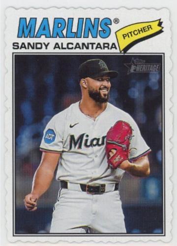 Sandy Alcantara [Deckle Edge] #76