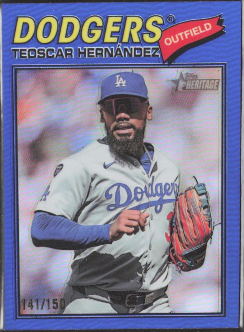 Teoscar Hernandez [Blue Bordered Chrome] #93