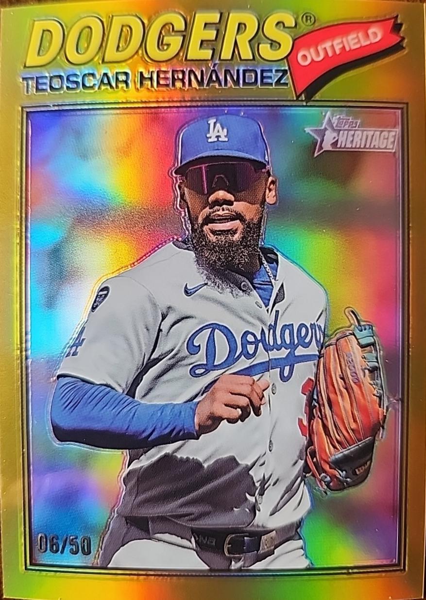Teoscar Hernandez [Gold Bordered Chrome] #93