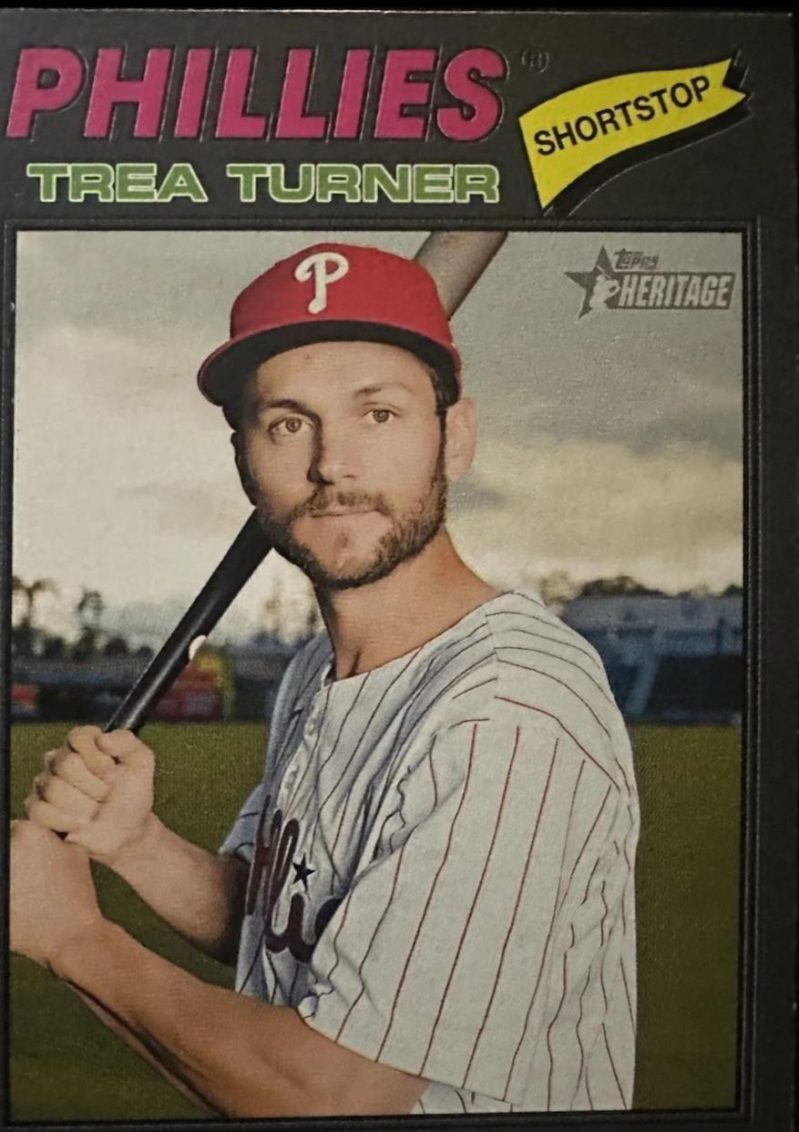 Trea Turner [Dark Gray Bordered] #183