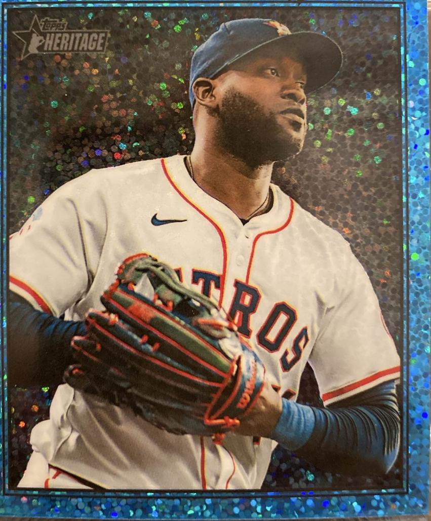 Yordan Alvarez [Light Blue Sparkle Chrome] #25