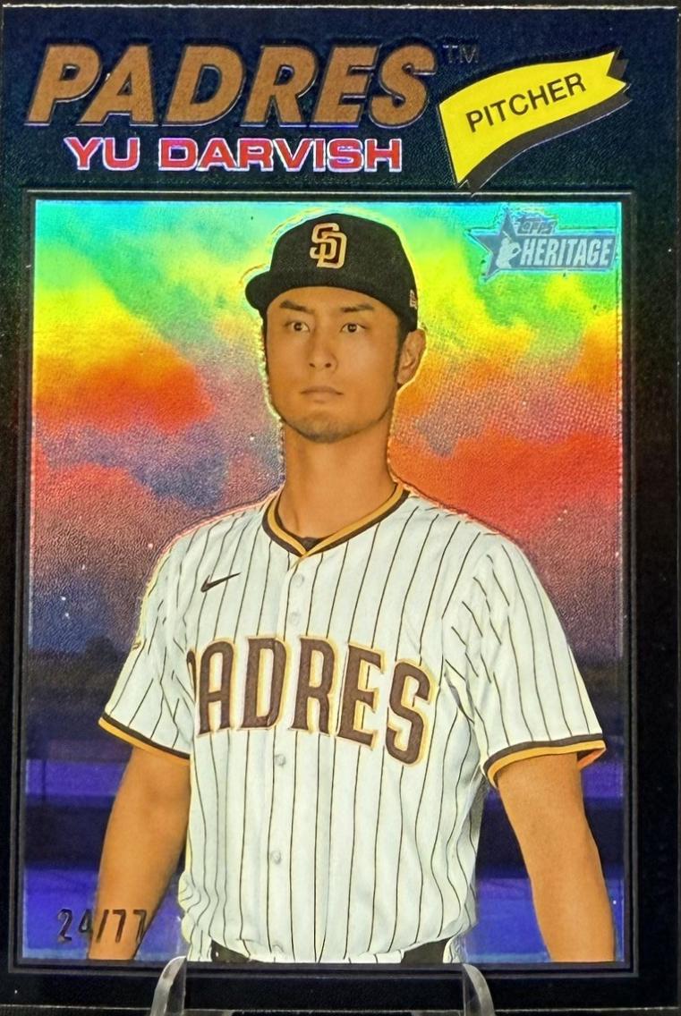 Yu Darvish [Black Bordered Chrome] #120