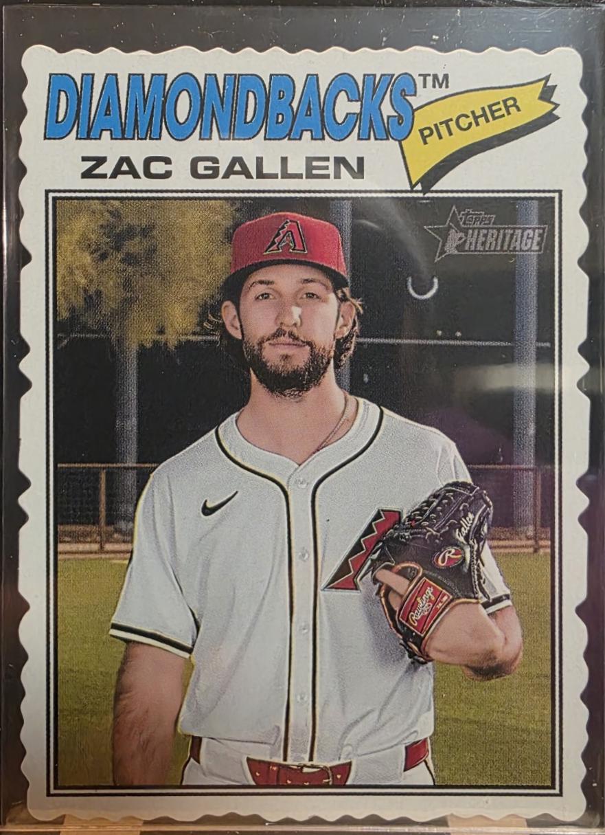 Zac Gallen [Deckle Edge] #254