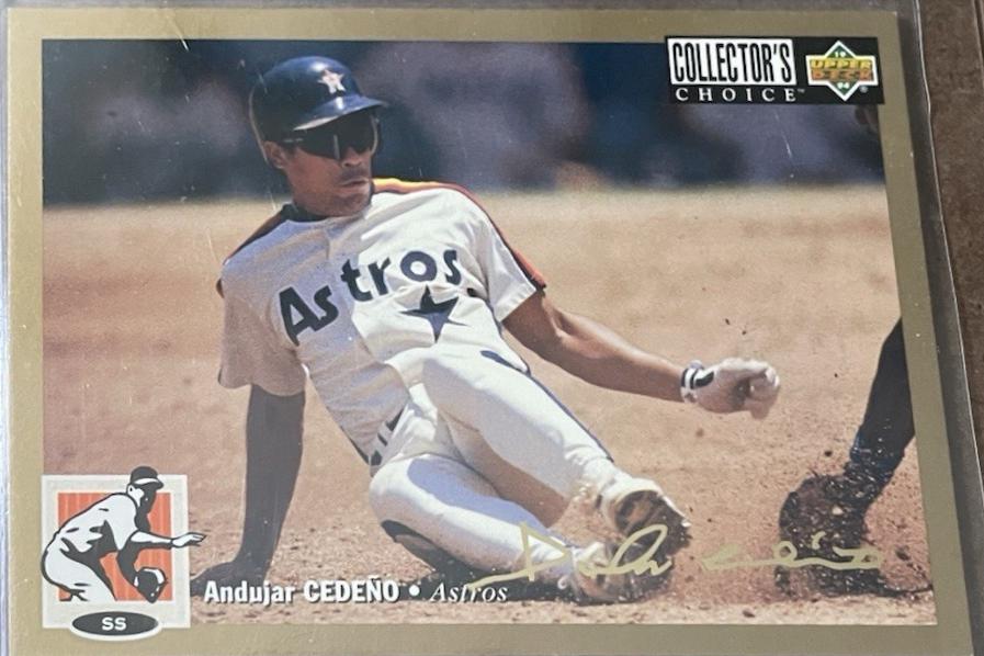 Andujar Cedeno [Gold Signature] #75