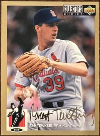 Bob Tewksbury [Gold Signature] #468