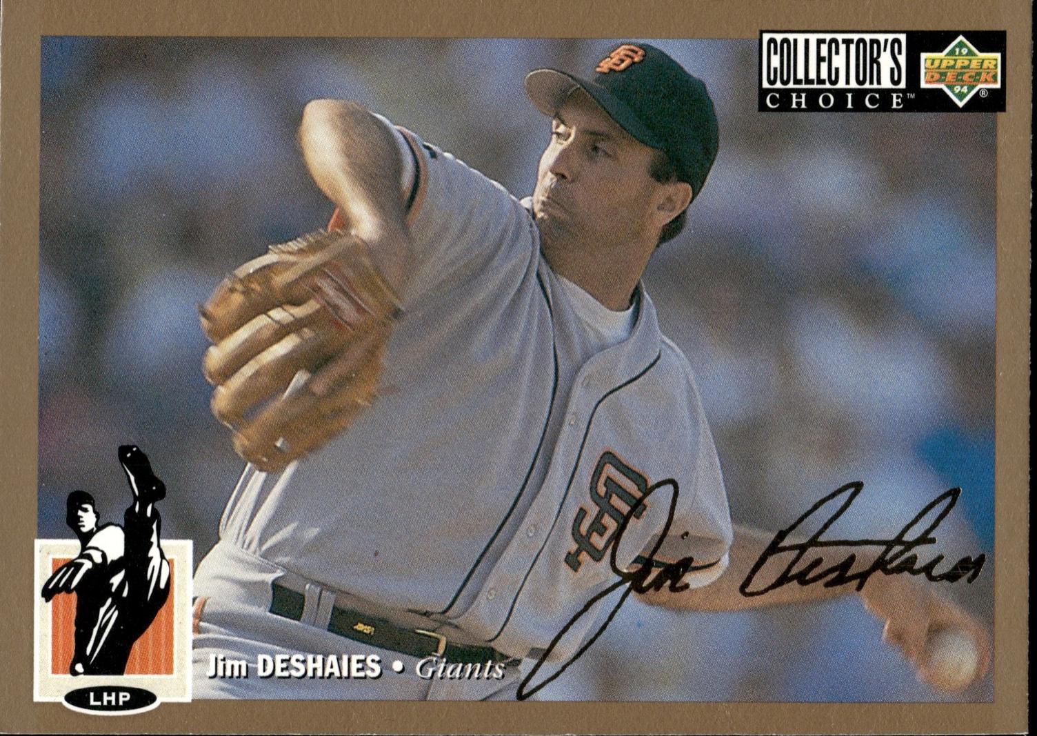 Jim Deshaies [Gold Signature] #91