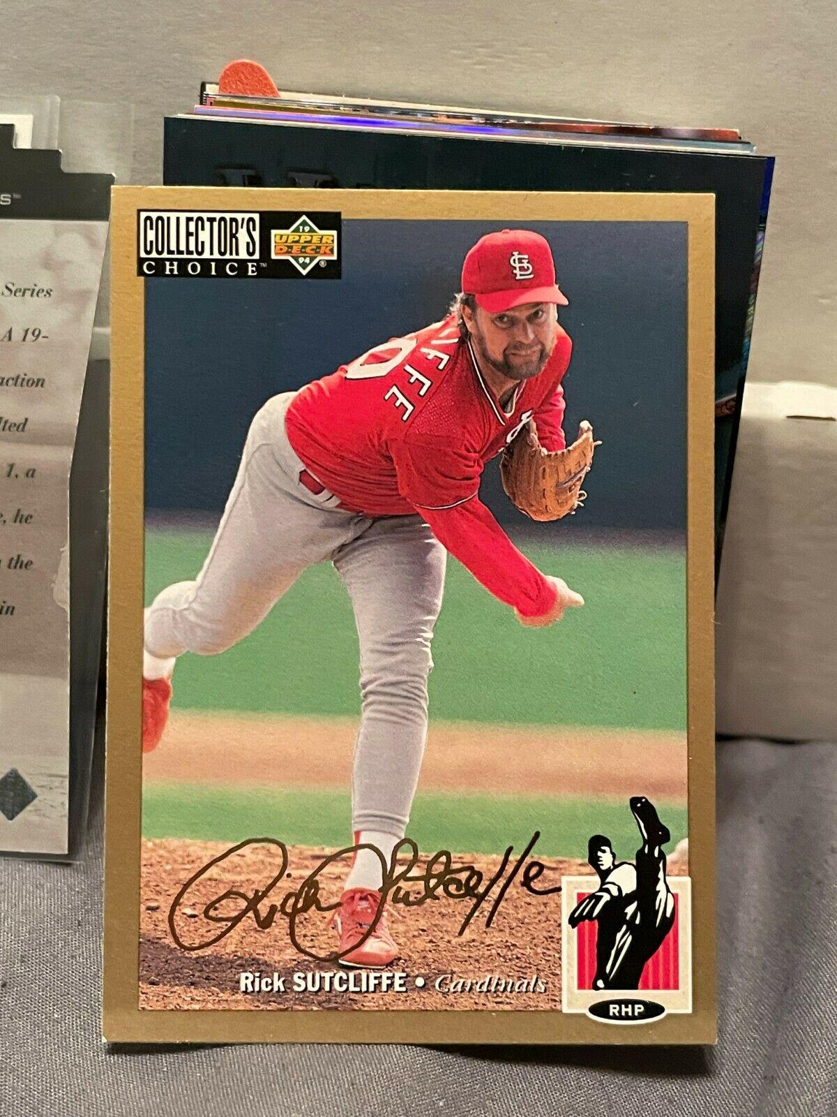 Rick Sutcliffe [Gold Signature] #548