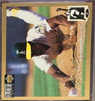 Rickey Henderson [Gold Signature] #510