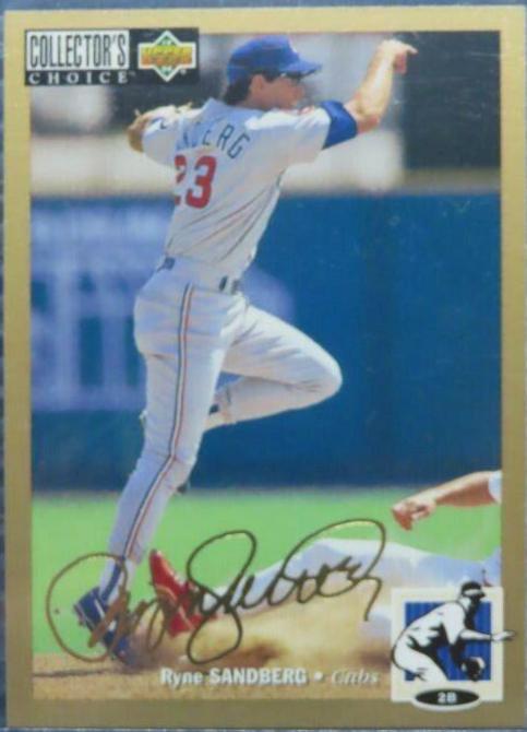 Ryne Sandberg [Gold Signature] #555