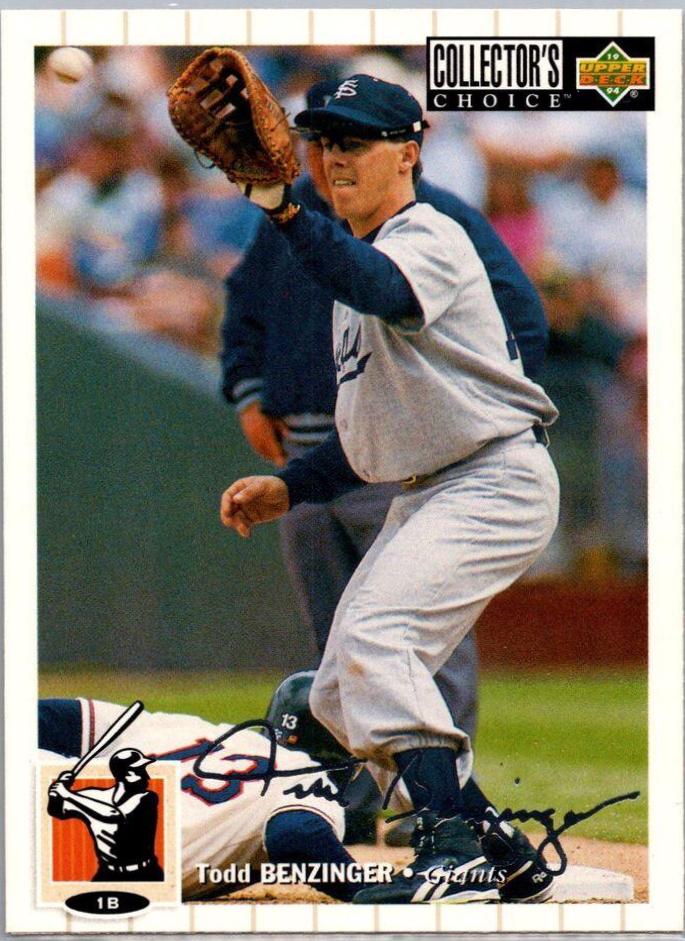 Todd Benzinger [Silver Signature] #551