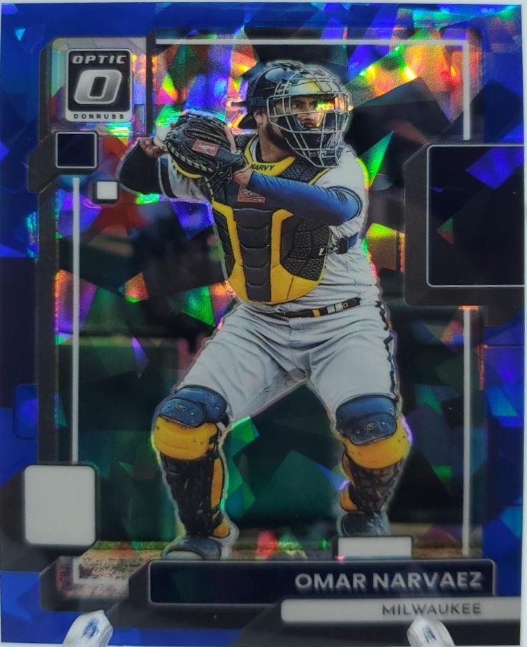 Omar Narvaez [Cracked Ice Blue] #124