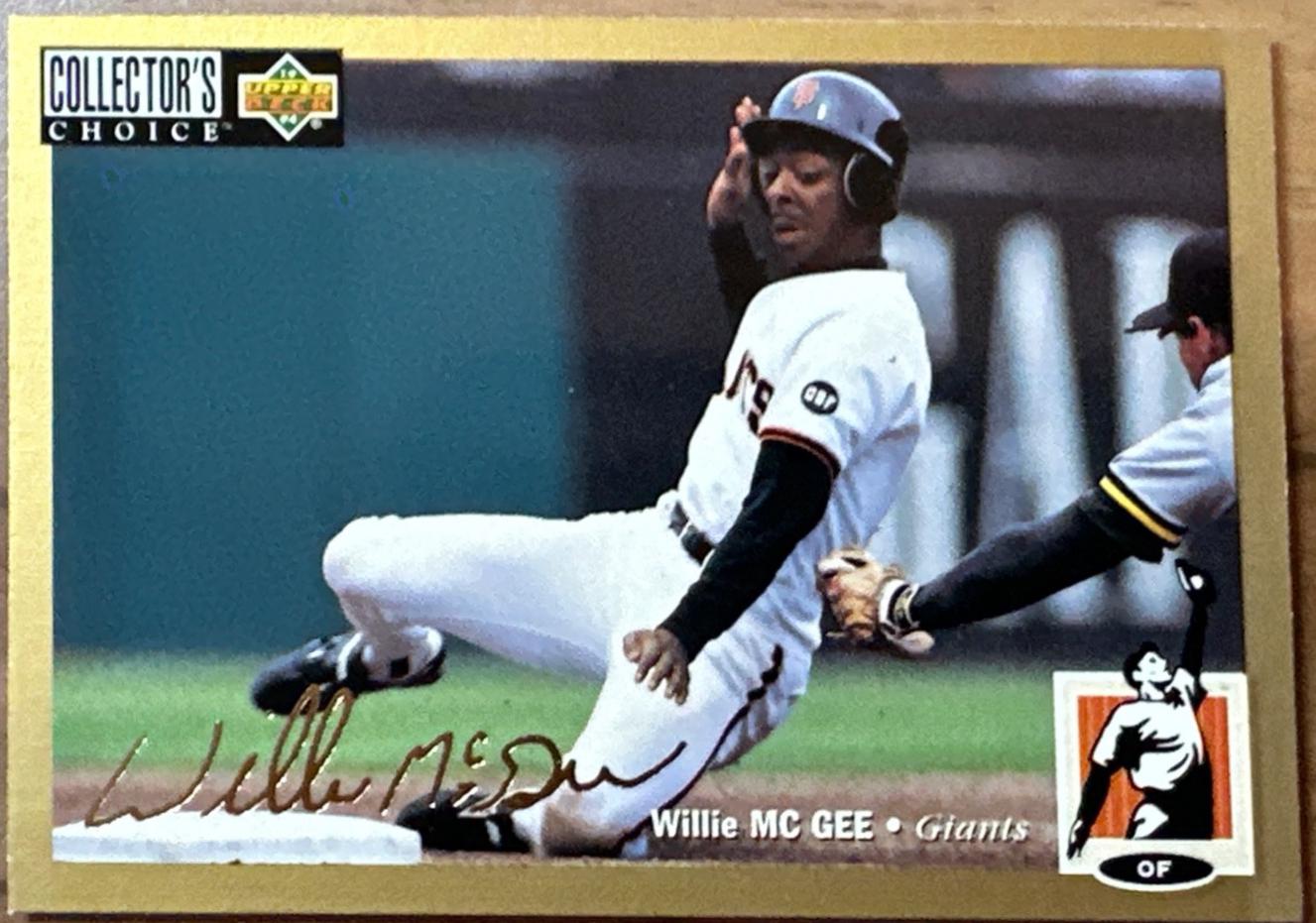 Willie McGee [Gold Signature] #587
