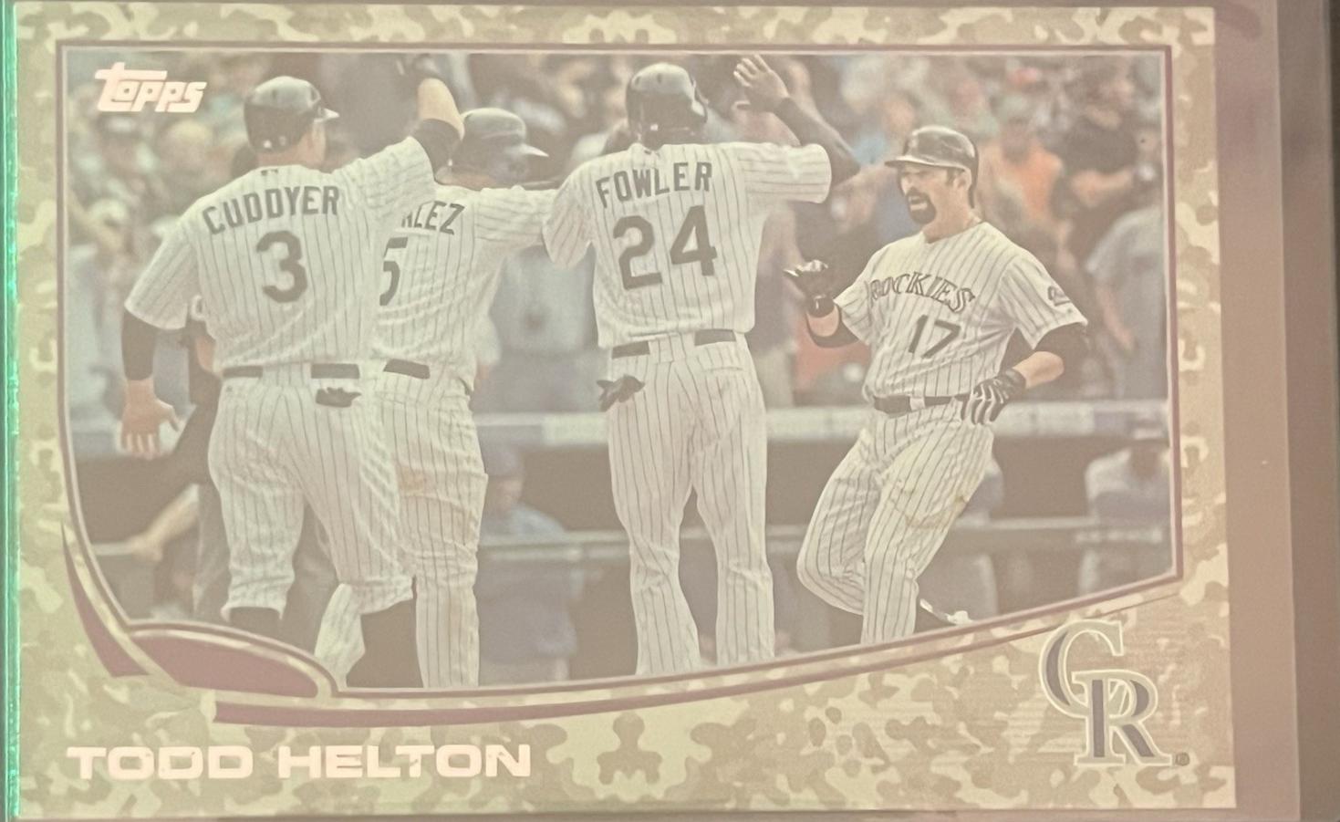 Todd Helton [Camo] #532