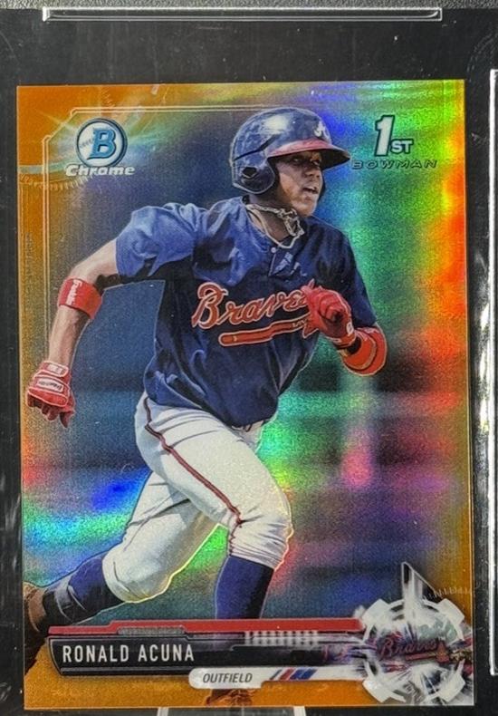 Ronald Acuna [Orange Refractor] #BCP-127
