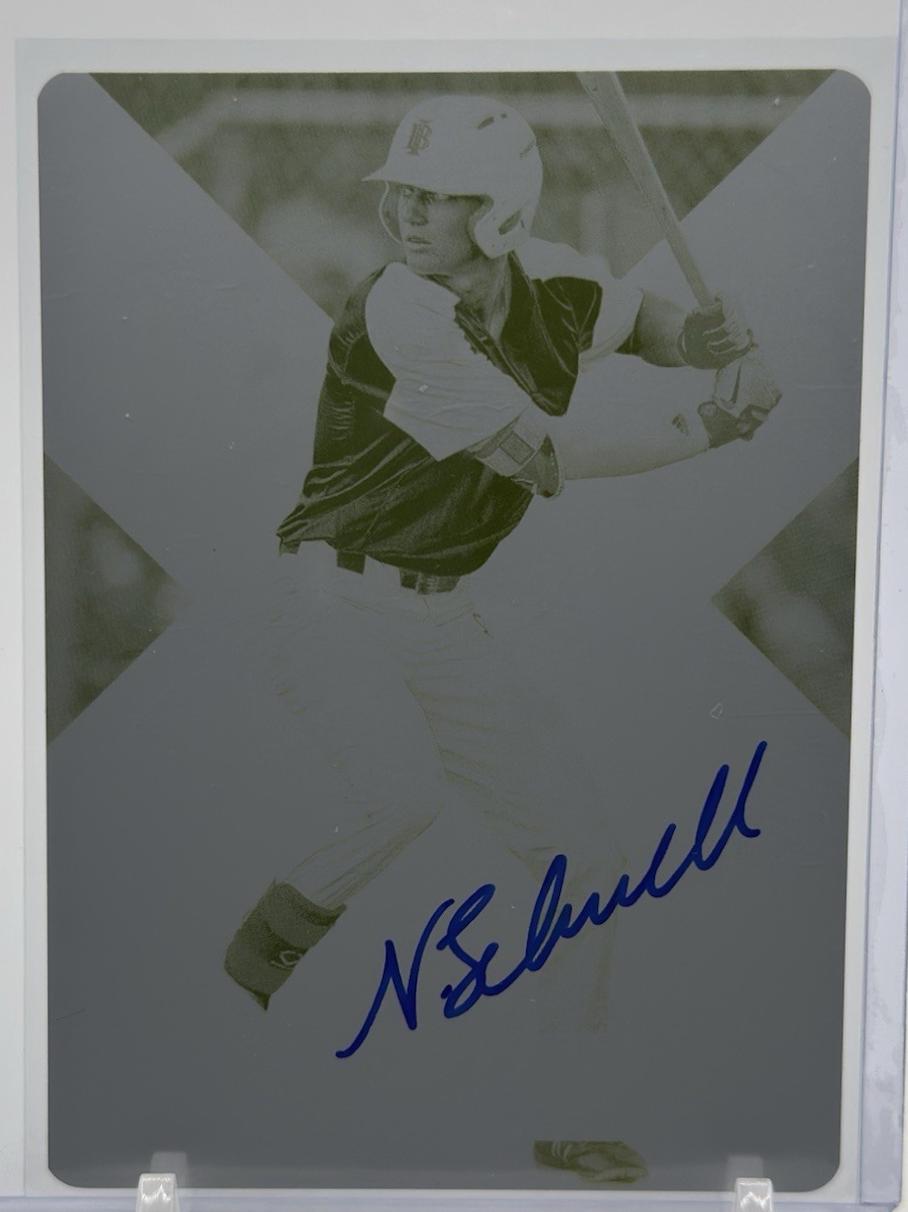 Nick Schnell [Autograph Printing Plate] #31