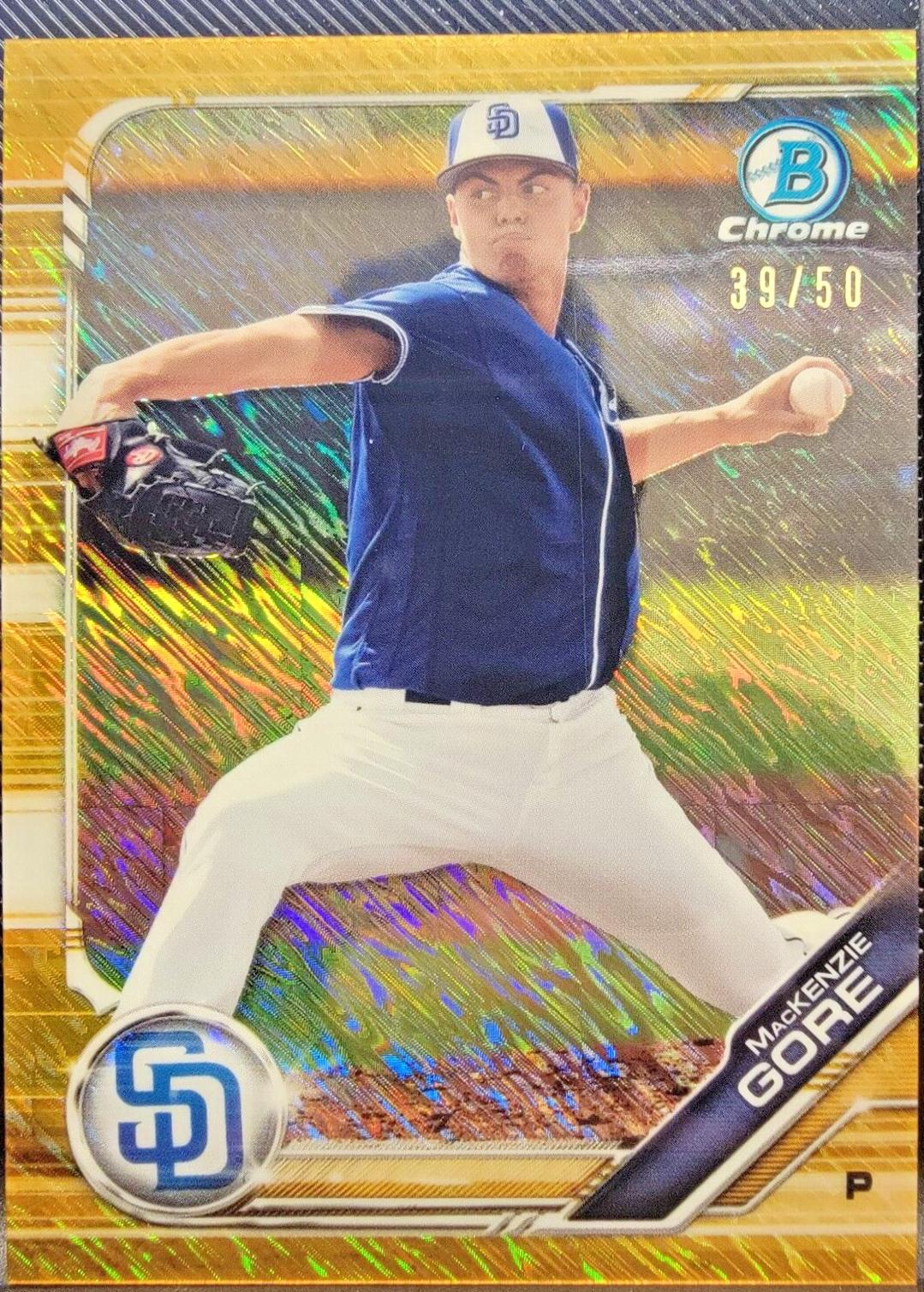 MacKenzie Gore [Gold Shimmer Refractor] #BCP-245