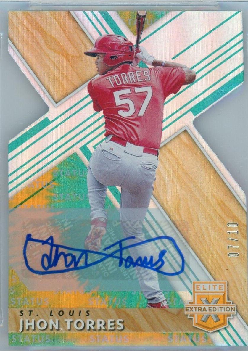 Jhon Torres [Autograph Status Die Cut Tie Dye] #130