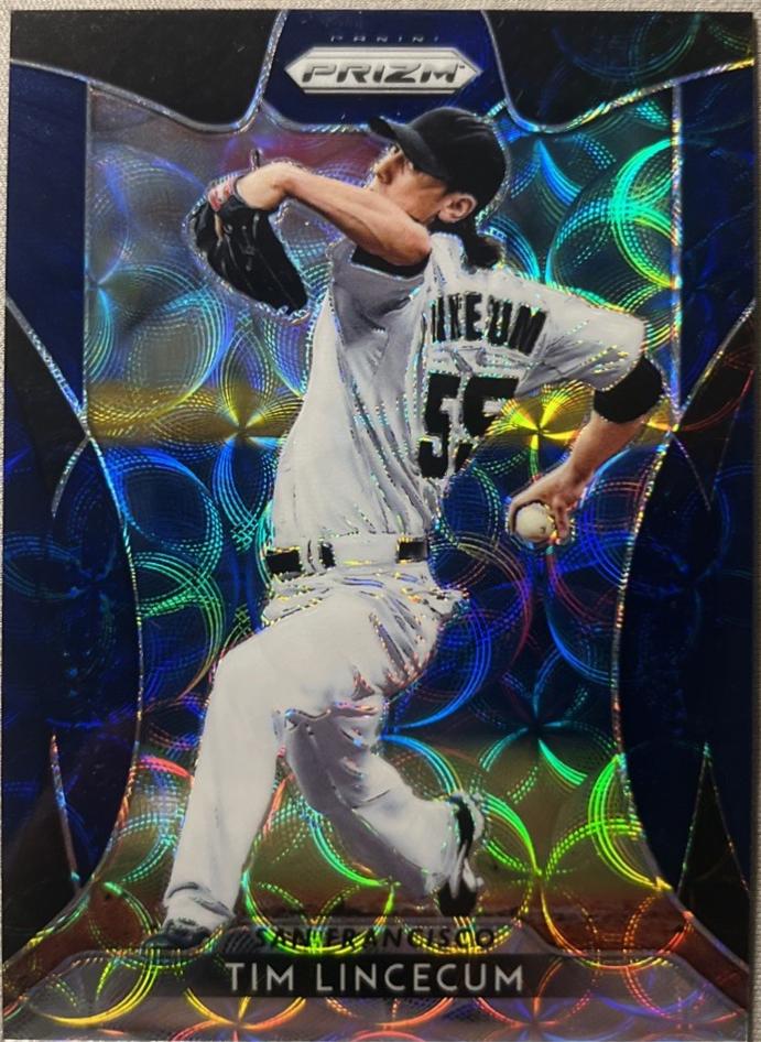 Tim Lincecum [Navy Blue Kaleidoscope Prizm] #297