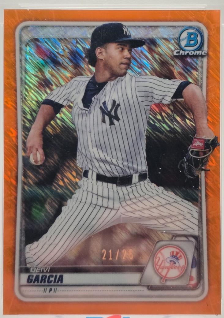 Deivi Garcia [Orange Shimmer Refractor] #BCP-125