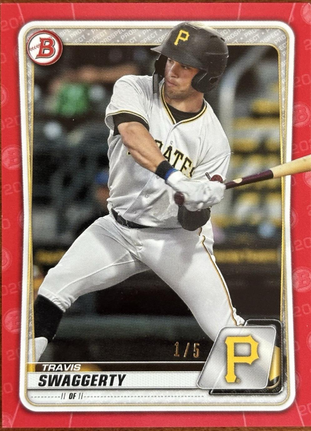 Travis Swaggerty [Red Refractor] #BCP-146