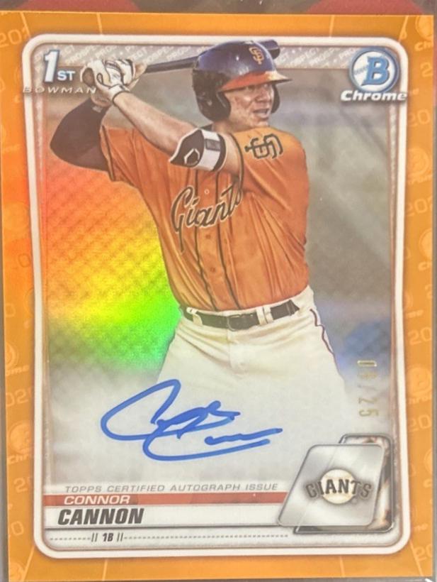 Connor Cannon [Orange Refractor] #CPA-CC