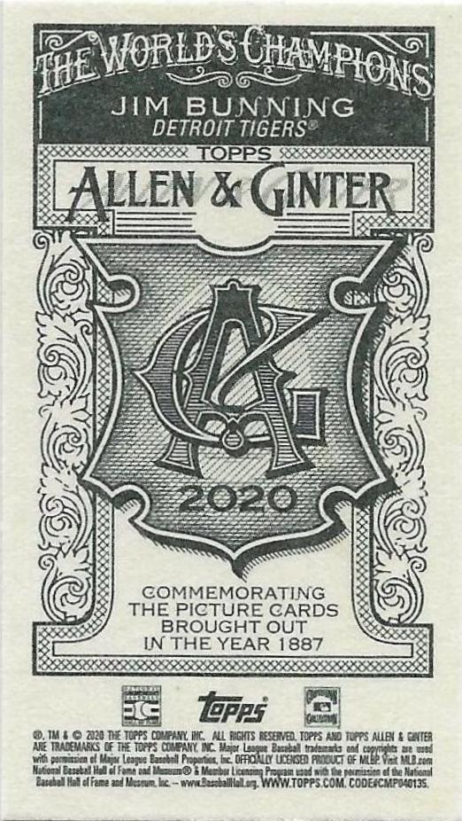 Jim Bunning [Mini No Number]