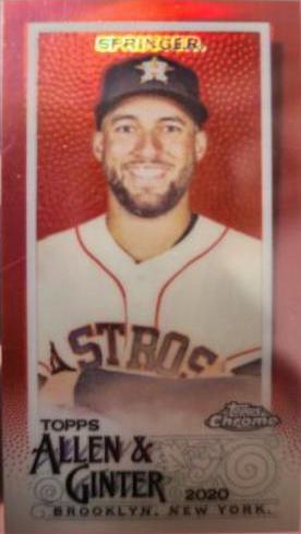 George Springer [Mini Red Refractor] #12